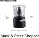 Hamilton Seashore Electrical Vegetable Chopper & Mini Meals Processor, 3-Cup... - Image 8