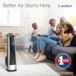 Lasko Excessive Velocity Oscillating Tower Fan for Bed room, Storage, Basemen... - Image 3