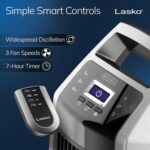 Lasko Excessive Velocity Oscillating Tower Fan for Bed room, Storage, Basemen... - Image 4