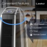 Lasko Excessive Velocity Oscillating Tower Fan for Bed room, Storage, Basemen... - Image 5