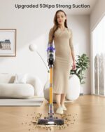 Cordless Vacuum Cleaner,600W 50KPA 65Mins Self-Standing Vacuum Cleaner... - Image 3