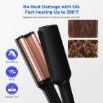 Crimper Hair Device, Mini Hair Crimper for Ladies Heating up 390°F, Waver... - Image 6