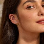 Risamil 14K Gold Plated/Silver Earrings for Ladies Fashionable, Dainty Bow E... - Image 6