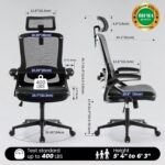 Fizzin Ergonomic Workplace Chair, 400 LBS Pc Chairs with Adjustable... - Image 3