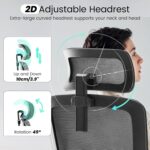 Fizzin Ergonomic Workplace Chair, 400 LBS Pc Chairs with Adjustable... - Image 5