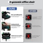 Fizzin Ergonomic Workplace Chair, 400 LBS Pc Chairs with Adjustable... - Image 6