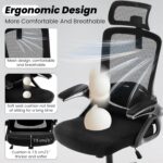 Fizzin Ergonomic Workplace Chair, 400 LBS Pc Chairs with Adjustable... - Image 7