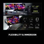 MSI MAG MT201 - Premium Heavy Obligation Single Monitor Stand Arm, Helps ... - Image 4