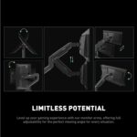 MSI MAG MT201 - Premium Heavy Obligation Single Monitor Stand Arm, Helps ... - Image 8