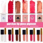 Lip Gloss Pigment Powder Pure Lip Dye 5 Colours x 10G and White Meta... - Image 3