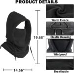 Balaclava Windproof Winter Face Masks Heat Fleece Ski Masks for Males and ... - Image 3