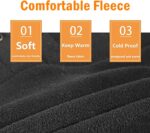 Balaclava Windproof Winter Face Masks Heat Fleece Ski Masks for Males and ... - Image 4