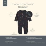 Fashionable Moments by Gerber Child Henley Waffle-Knit Romper - Image 7