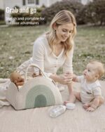 Blissful Diary Child Diaper Caddy Organizer, Cotton Rope Diaper Caddy B... - Image 4