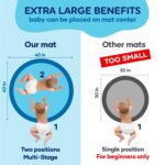 Premium Tummy Time Water Mat, Additional Giant Multi-Stage Exercise Middle ... - Image 5