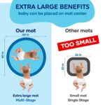 Premium Tummy Time Water Mat, Additional Giant Multi-Stage Exercise Middle ... - Image 6