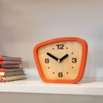 Handcrafted Mid-Century Trendy Clock – Silent Motion for Desk, Desk... - Image 6