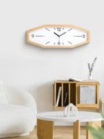 Wood Retro Wall Clocks, 18 Inches Sq. Clocks Rectangular Wall Clo... - Image 4