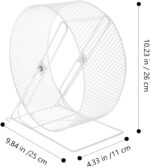 Silent Hamster Working Wheel with Rack 10.24In Train Toy for Hedgeh... - Image 3