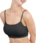 Hanes Ladies's Cropped Bralette Pack, 3-Pack, Breathable Crop Prime Bras,... - Image 3