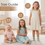 Mom's Alternative Natural Cotton Mix Child Socks 6 Pairs – Non-Slip Gri... - Image 5