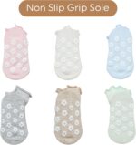 Mom's Alternative Natural Cotton Mix Child Socks 6 Pairs – Non-Slip Gri... - Image 7