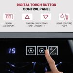 Koolatron 20 Bottle Wine Fridge – Freestanding Wine Cooler with Glass ... - Image 5