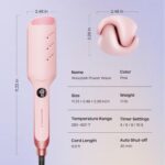 Wavytalk Energy Wave Hair Crimper, Curling Iron Waver for Ladies, Seashore ... - Image 9