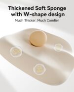 Hbada Workplace Desk Chair with Flip-Up Armrests and Saddle Cushion, Ergo... - Image 4