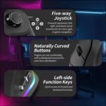 Gaming Mouse with 5 D Rocker, Wi-fi Vertical Mouse with [24000 DPI]... - Image 5