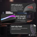 Gaming Mouse with 5 D Rocker, Wi-fi Vertical Mouse with [24000 DPI]... - Image 6