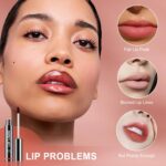 OETUIOW Lip Stain Peel Off, Lip Liner Moisturizing Lengthy-Lasting & Wate... - Image 7