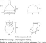 Child Hats Mittens and Socks Set Cotton New child Hat Beanie Mushy Toddler ... - Image 3