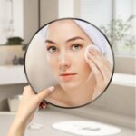 Itrue Small Spherical Mirror for Wall 12 Inch Black Circle Mirror Metallic Fr... - Image 3