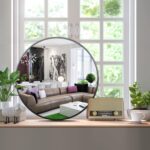Itrue Small Spherical Mirror for Wall 12 Inch Black Circle Mirror Metallic Fr... - Image 5