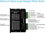 3 Axis CNC Controller Equipment with Nema23 57mm Stepper Motor 3Nm 425 ouncesin... - Image 6