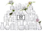 32pcs Glass Bud Vase Set, Small Classic Glass Vase, Mini Vases for Flo... - Image 2
