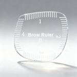 3Pcs Hair Stroke Forehead Mapping Ruler Arch Eyebrow Ruler Emplate 1 Minut... - Image 2