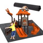 71 Inches x 55 Inches Giant Outside Playhouse Mat Outside Play Mat Non... - Image 2