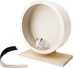 9.0 in Hamster Silent Train Wheel – Wood Hamster Wheel with Remov... - Image 2