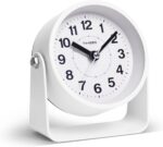 Analog Alarm Clock, Silent Non-Ticking Quartz Motion, Battery-Operat... - Image 2