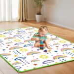 Child Play Mat (50x77x0.4 inch) Giant Child Mat for Ground Foldable Foam ... - Image 2
