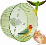 Birds Operating Wheel Train Toys, Parrot Hamster Train Wheel Toy, ... - Image 2