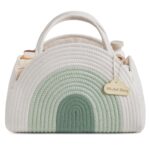 Blissful Diary Child Diaper Caddy Organizer, Cotton Rope Diaper Caddy B... - Image 2