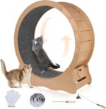 Cat Wheel, Cat Train Wheel, 39.4" Operating Wheels for Indoor Cats, S... - Image 2