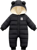 Cute Child Boys Snowsuit New Born child ladies Winter Coat Toddler Dress... - Image 2