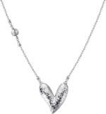 D-POW Coronary heart Pendant Necklaces for Ladies Stacked Pendant Necklace Adjus... - Image 2