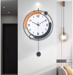 Ornamental Wall Clocks with Pendulum,Silent High quality Quartz Battery Ope... - Image 2