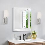 Frameless Mirror, 18x24 Mirrors for Wall, Rectangle Lavatory Mirror fo... - Image 2