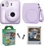 Fujifilm Instax Mini 12 Instantaneous Digital camera + Professional Design Protecting Case & ... - Image 2